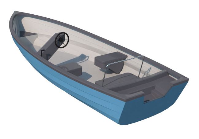Boat with side pulpit